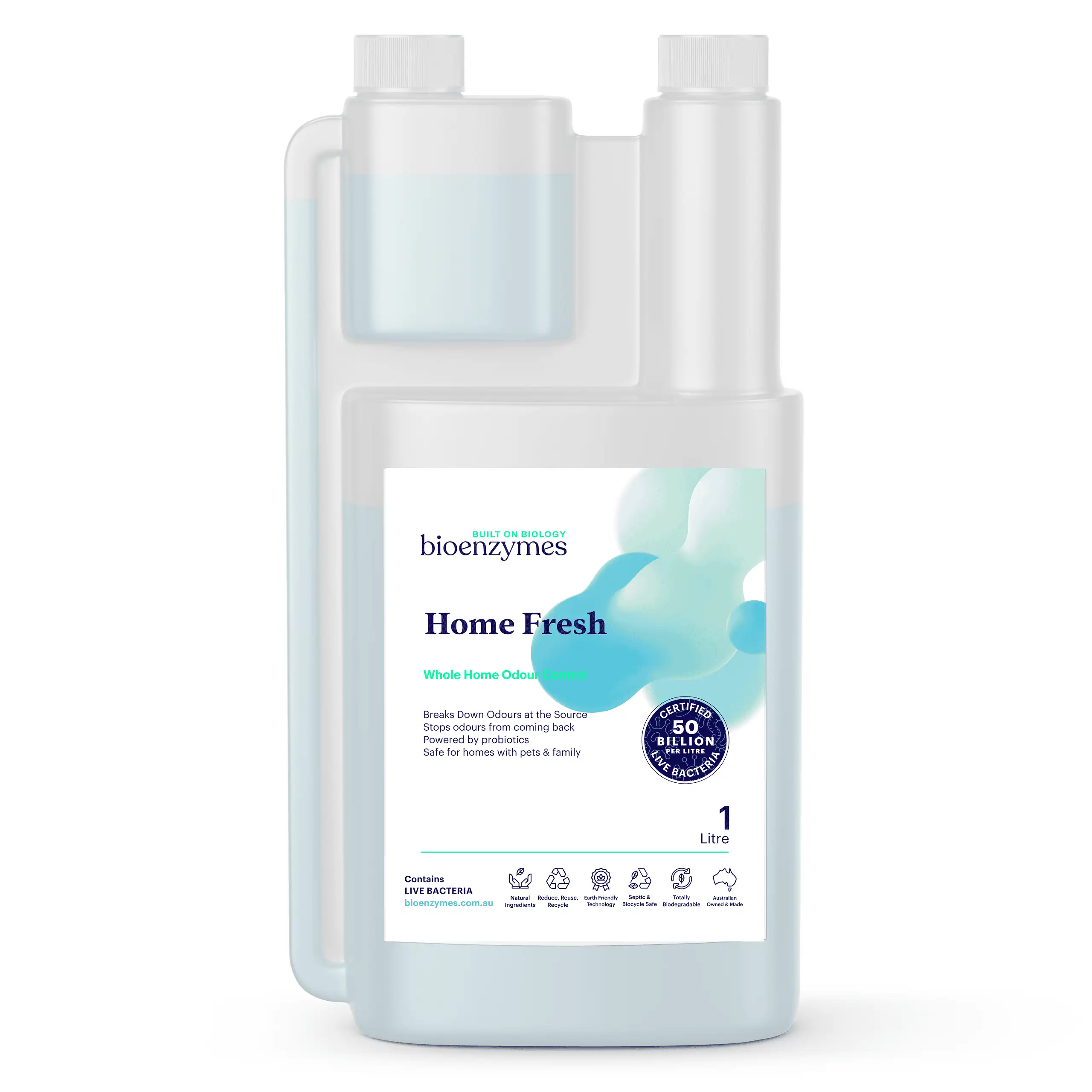 BioEnzymes Home Fresh Concentrate general purpose enzyme cleaner and deodoriser.