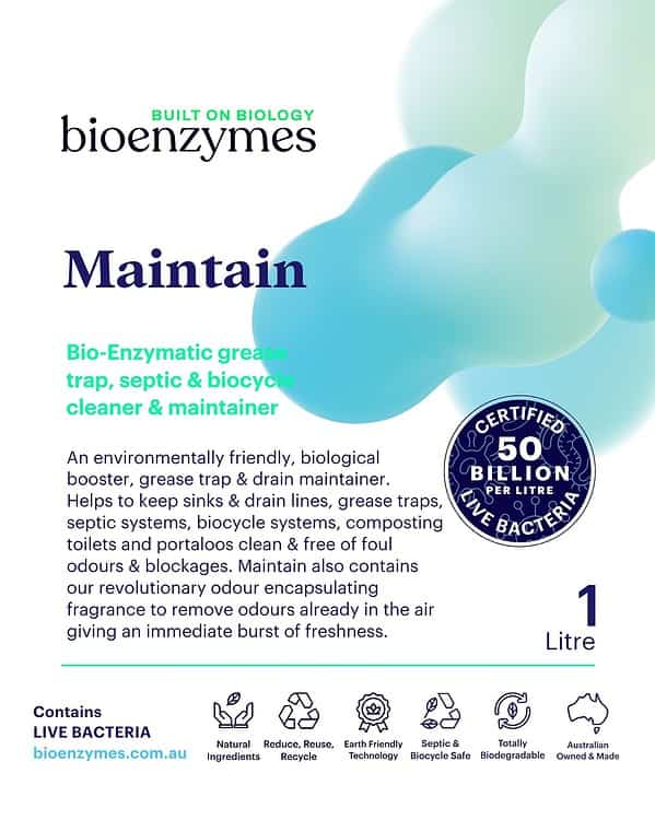 BioEnzymes Maintain Grease Trap, Septic, Biocycle and Drain Maintainer & Booster - Image 2